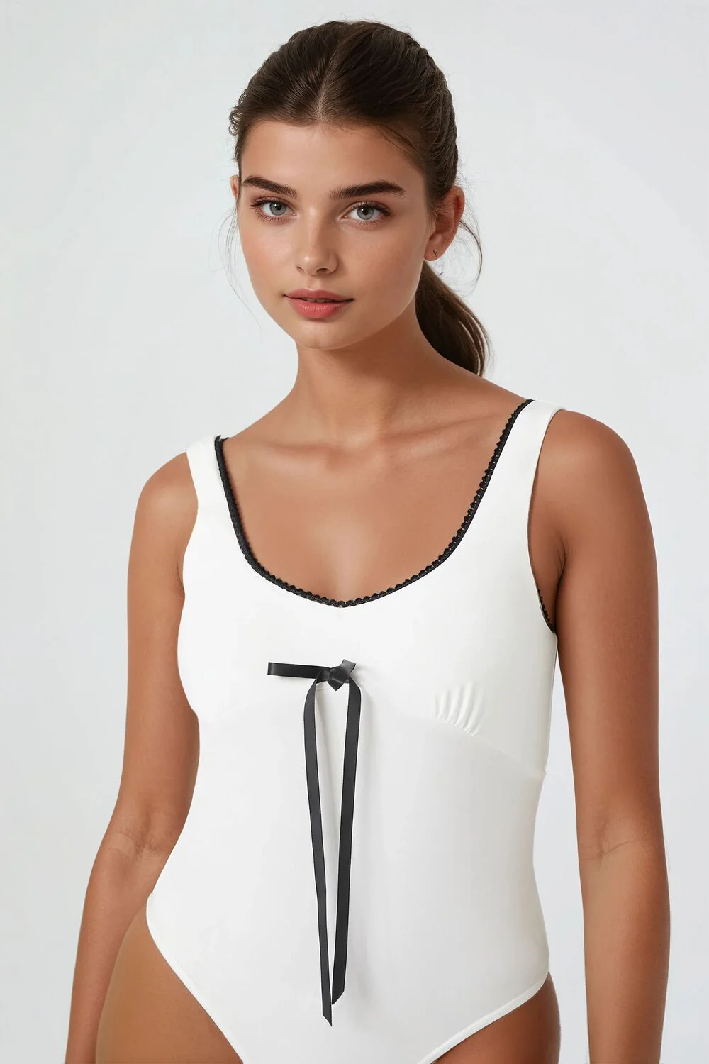 Bow Ricrac-Trim Bodysuit - Image 5