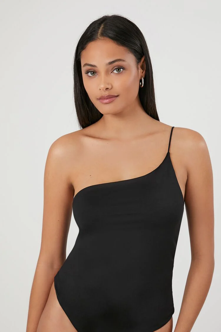 Contour Sculpt One-Shoulder Bodysuit - Image 5