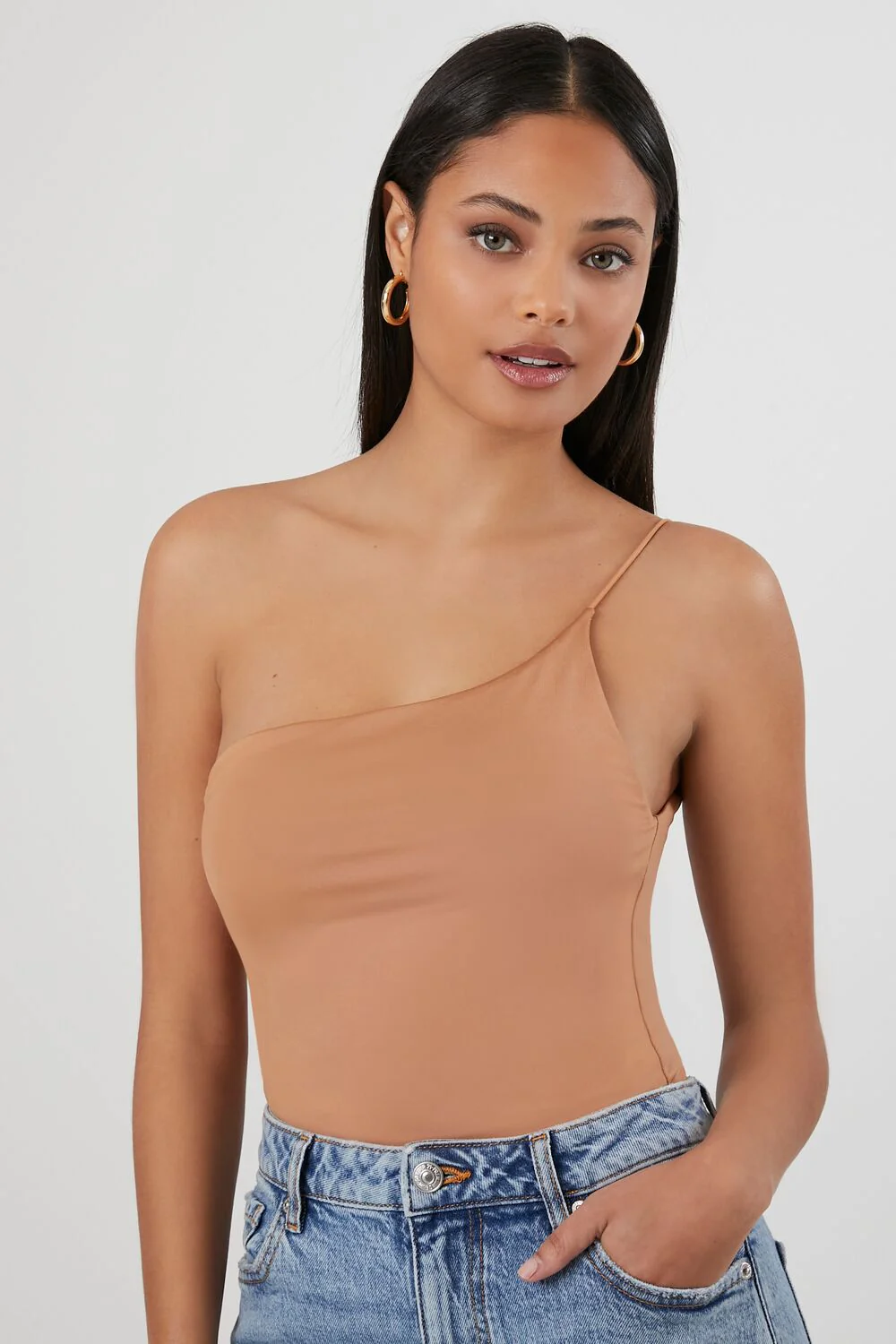 Contour Sculpt One-Shoulder Bodysuit - Image 6