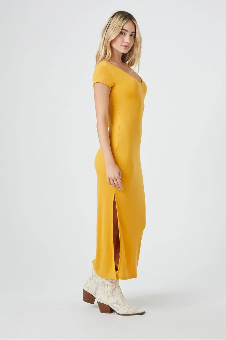Bodycon Midi T-Shirt Dress - Image 2