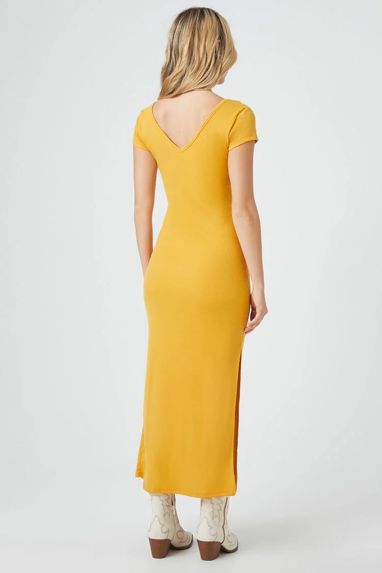 Bodycon Midi T-Shirt Dress - Image 3