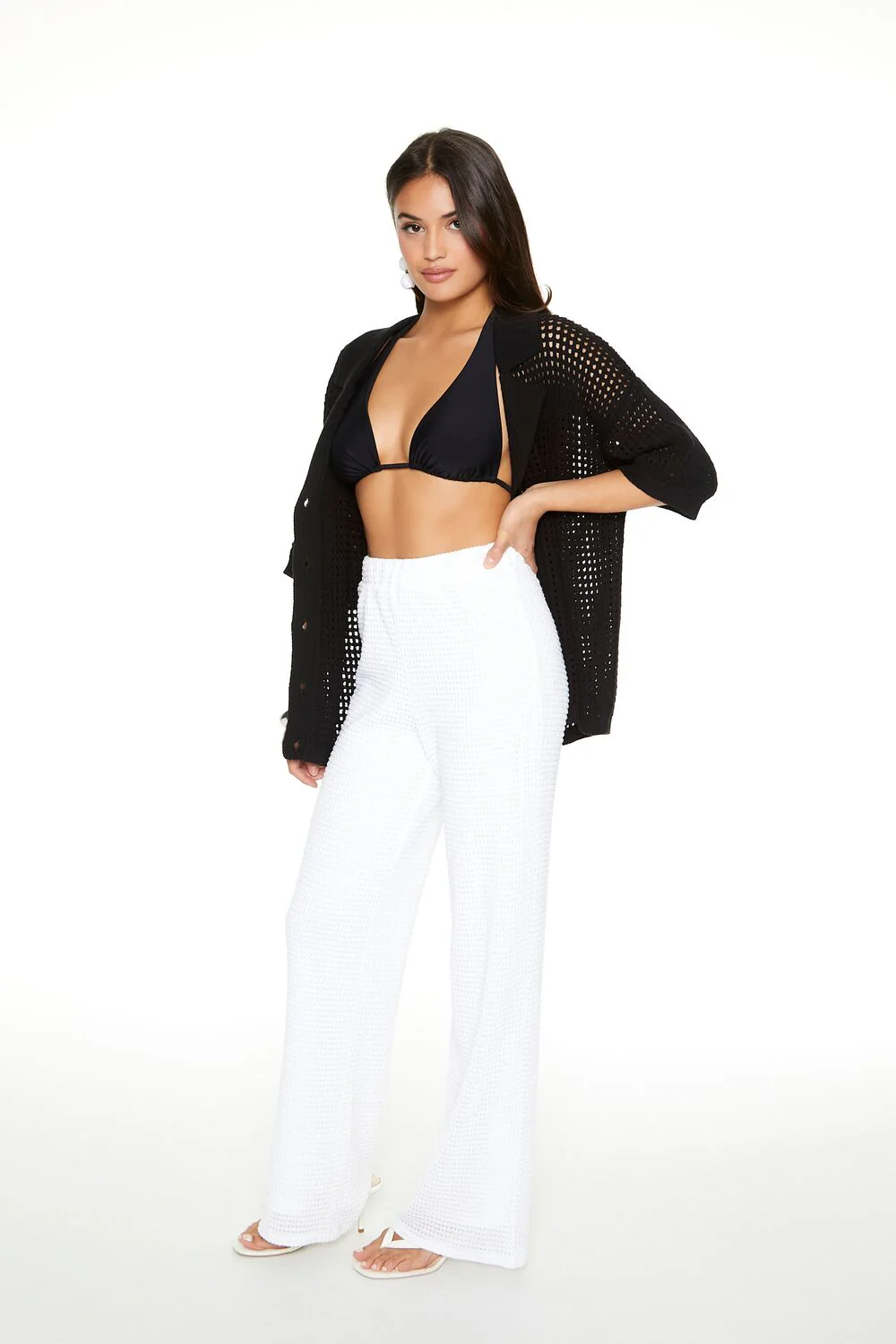 Crochet Straight-Leg Pants - Image 2