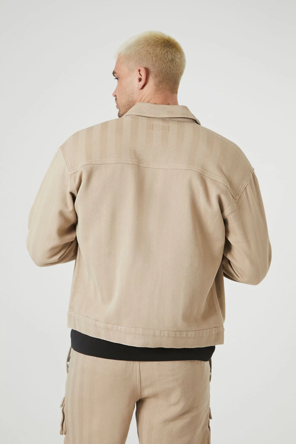 Textured Trucker Jacket - Image 2