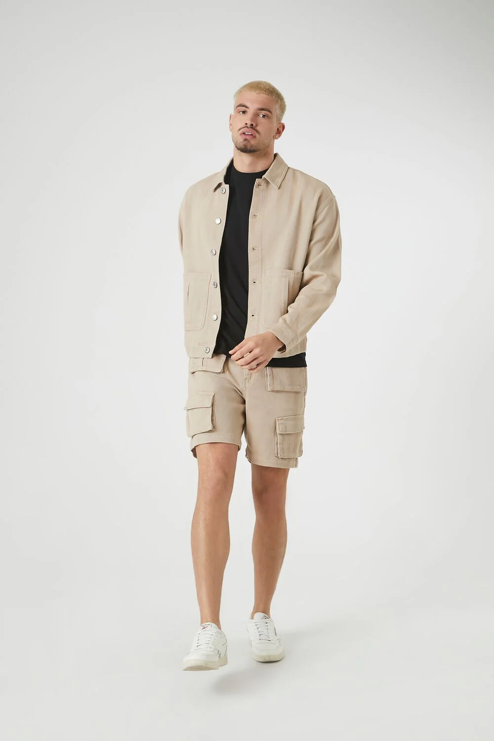 Textured Trucker Jacket - Image 3