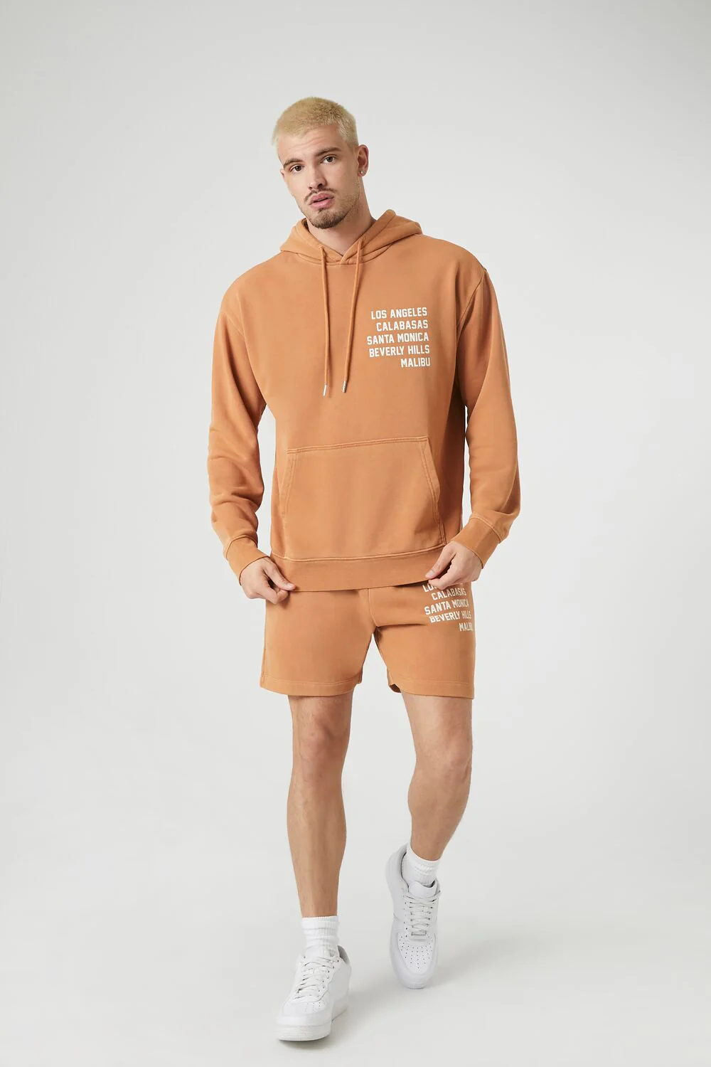 Los Angeles Graphic Drawstring Shorts - Image 5