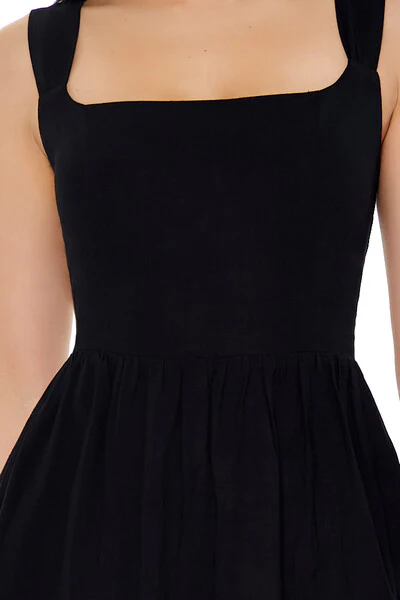 Square-Neck Tank Midi Dress - Image 5