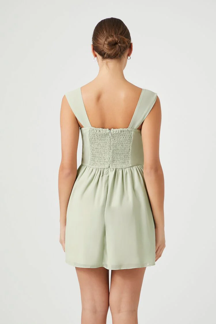 Chiffon Bustier Mini Dress - Image 3