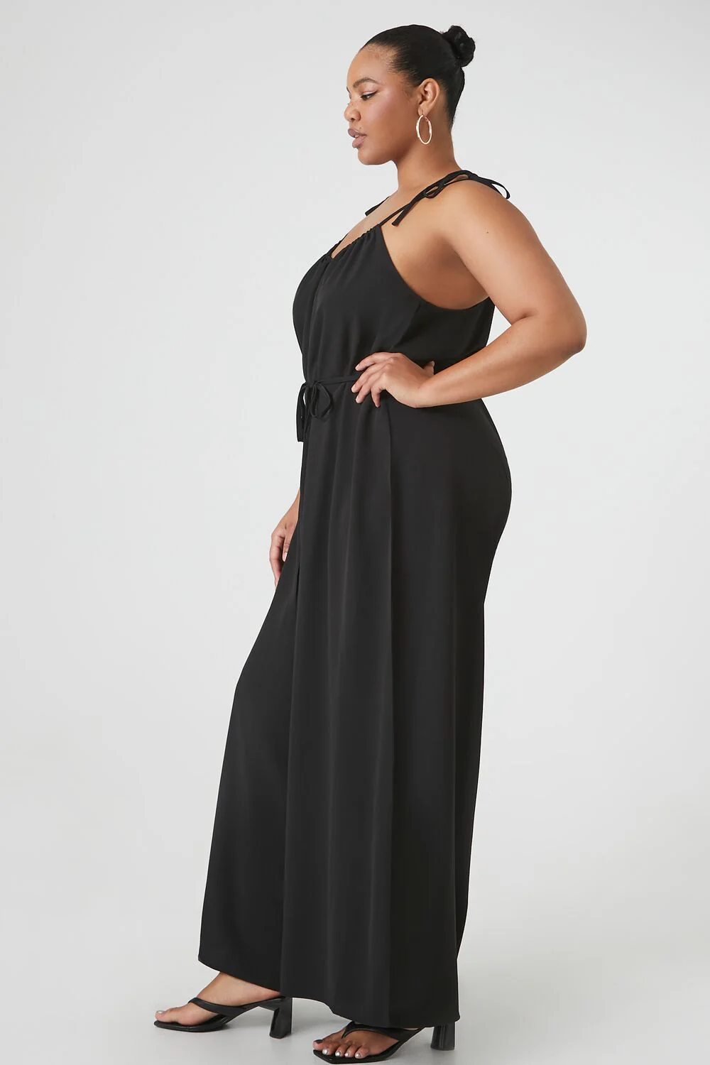 Plus Size Wide-Leg Cami Jumpsuit - Image 2