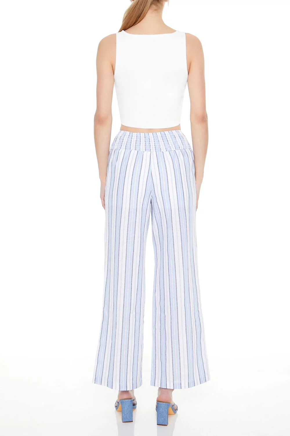 Striped Wide-Leg Pants - Image 3