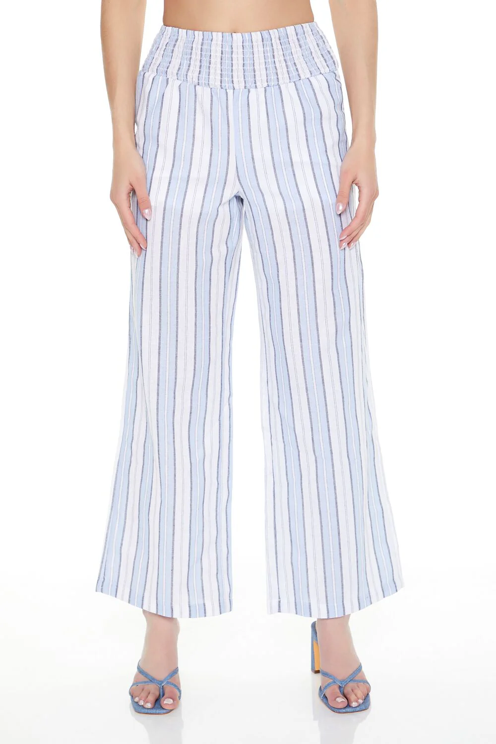 Striped Wide-Leg Pants - Image 4