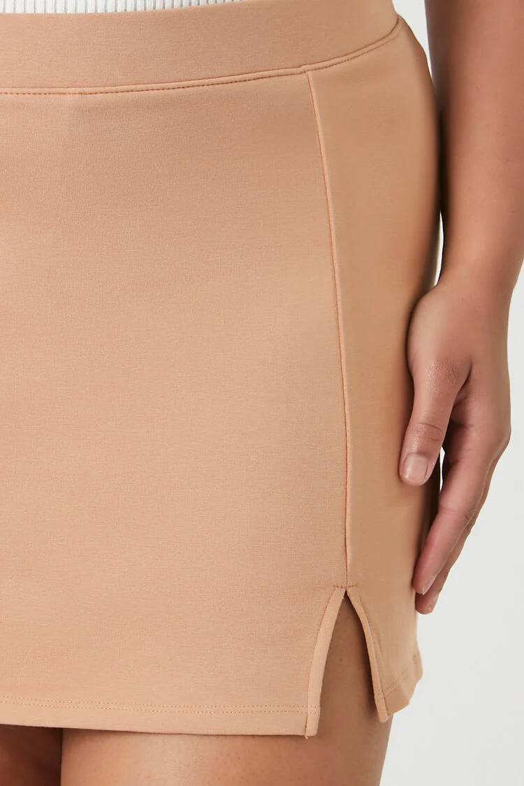 Plus Size Fitted Mini Skirt - Image 6