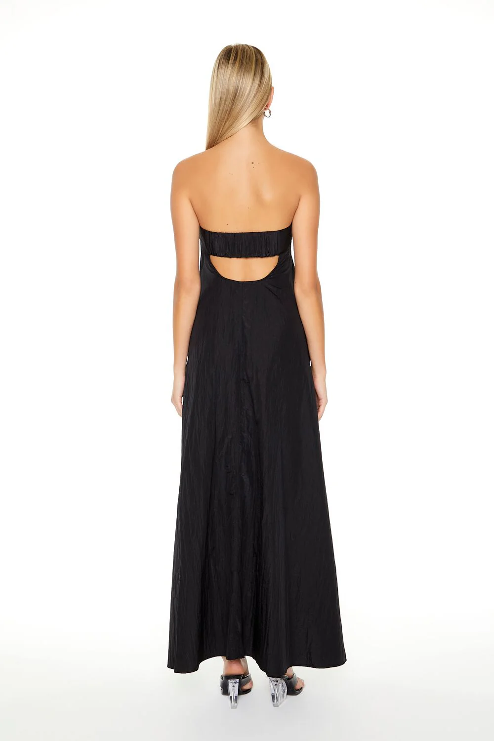 Strapless A-Line Maxi Dress - Image 2