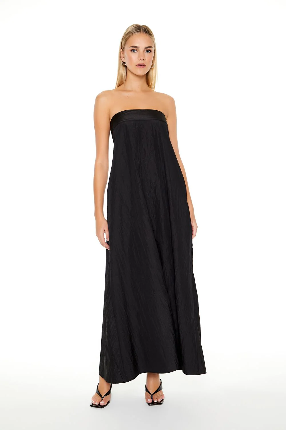 Strapless A-Line Maxi Dress - Image 3