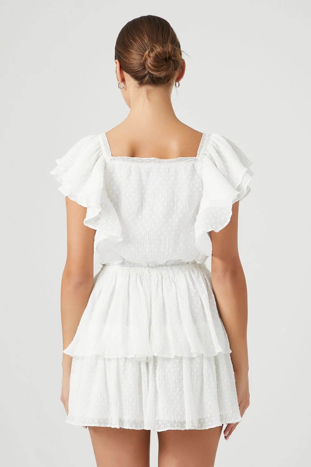 Tiered Clip-Dot Mini Dress - Image 3