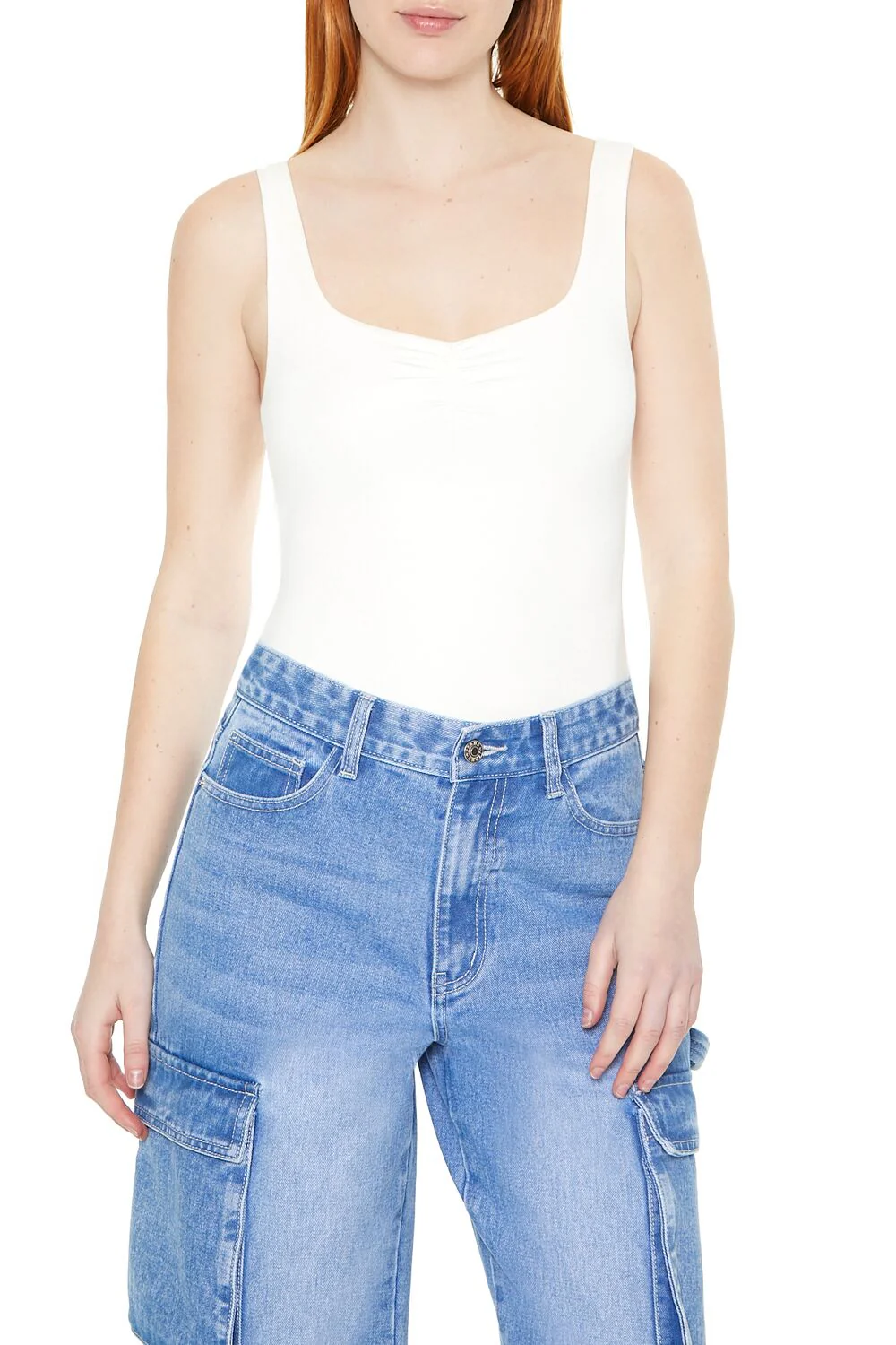 Ruched Tank Bodysuit - Image 11