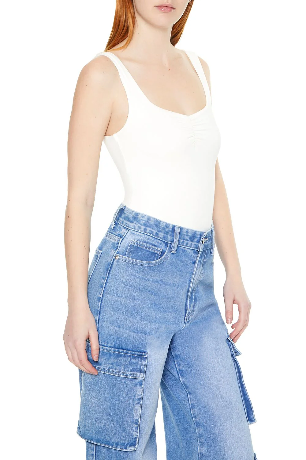 Ruched Tank Bodysuit - Image 12