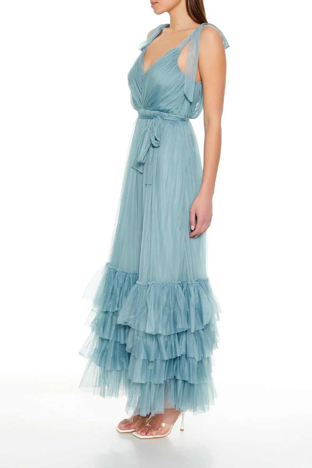 Tiered Ruffle-Trim Maxi Dress - Image 3