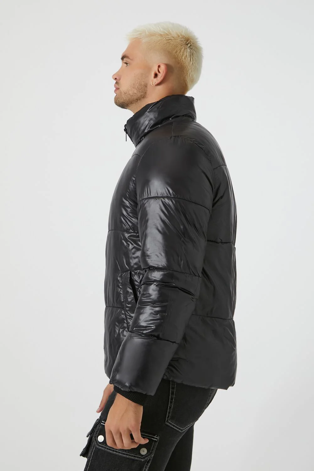 Quilted Puffer Jacket - Image 2