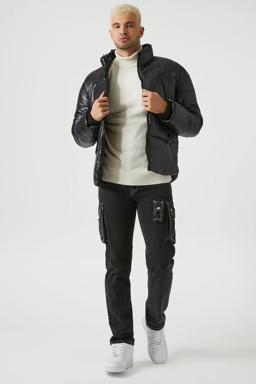 Quilted Puffer Jacket - Image 4