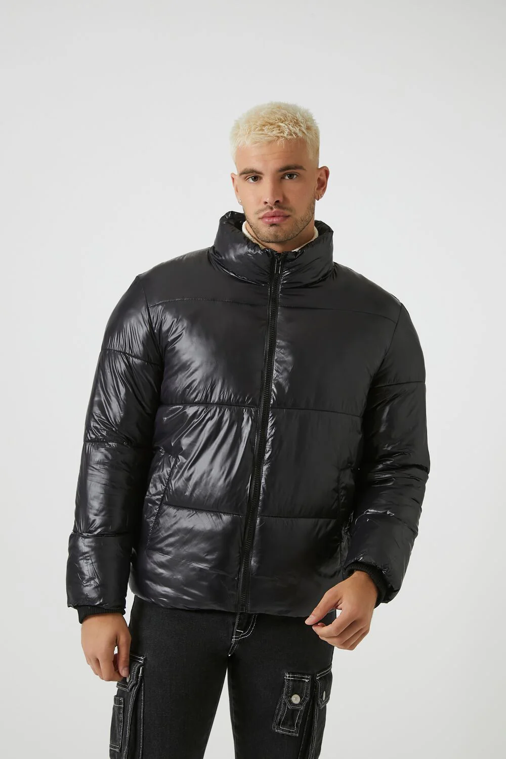 Quilted Puffer Jacket - Image 5