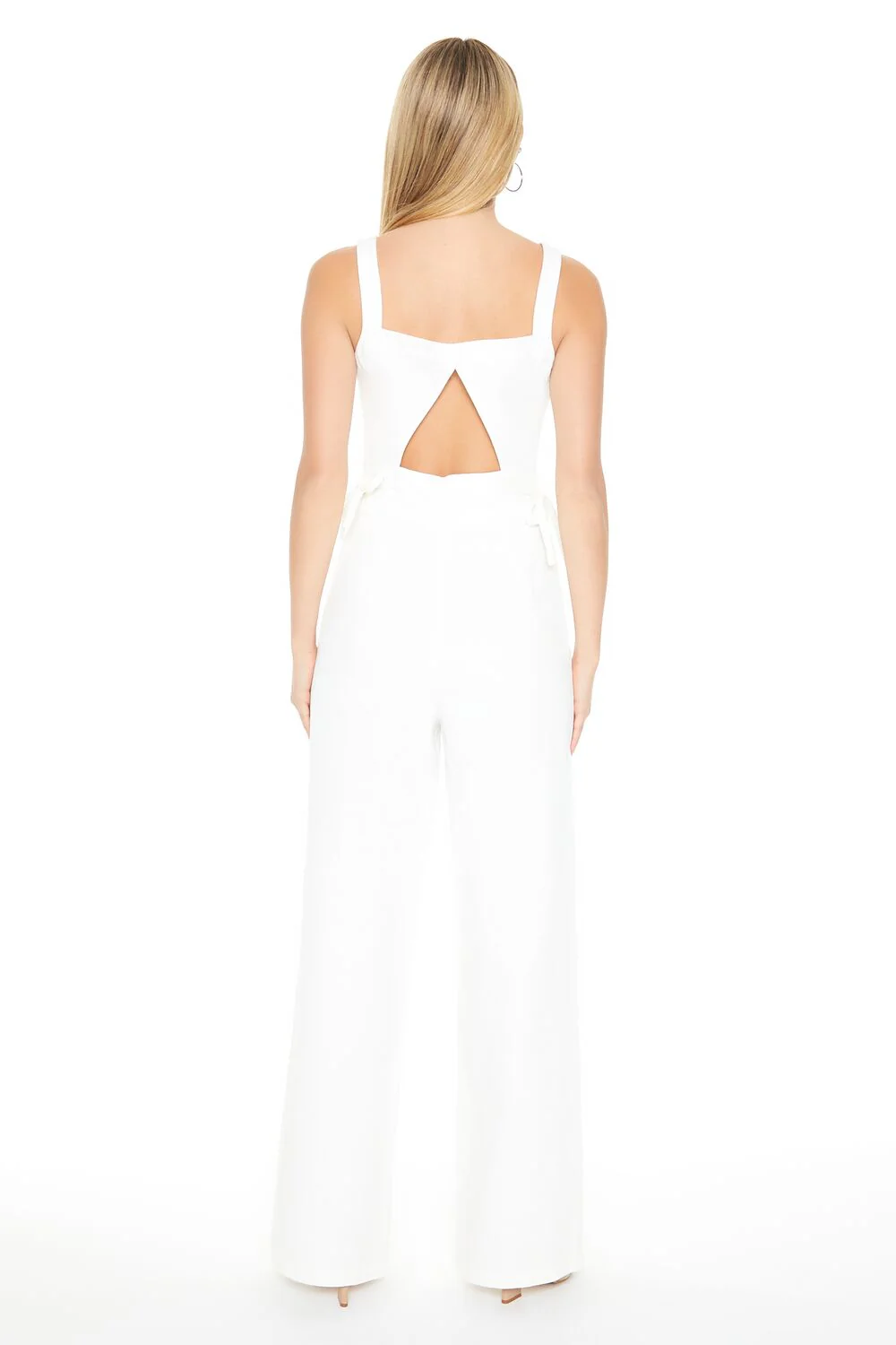 Cutout Zip-Up Denim Jumpsuit - Image 3