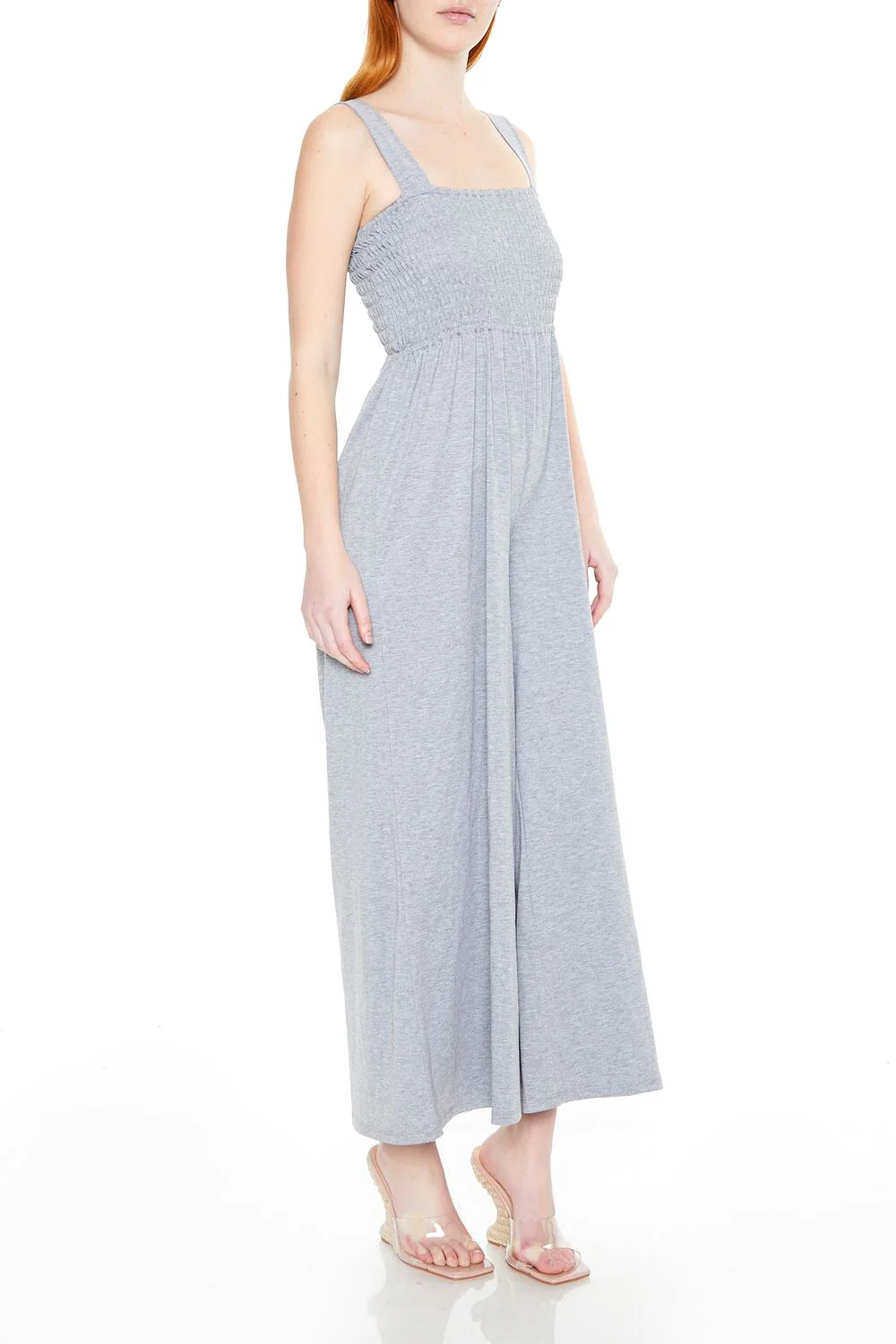 Shirred Wide-Leg Tank Jumpsuit - Image 2