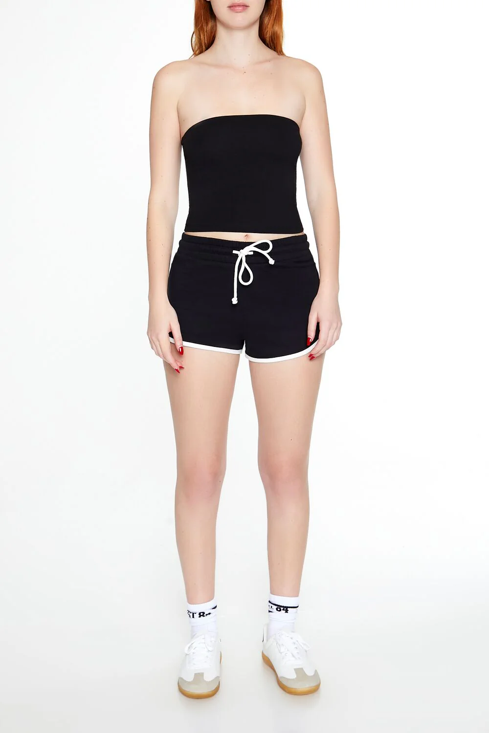 Cropped Cotton-Blend Tube Top - Image 17