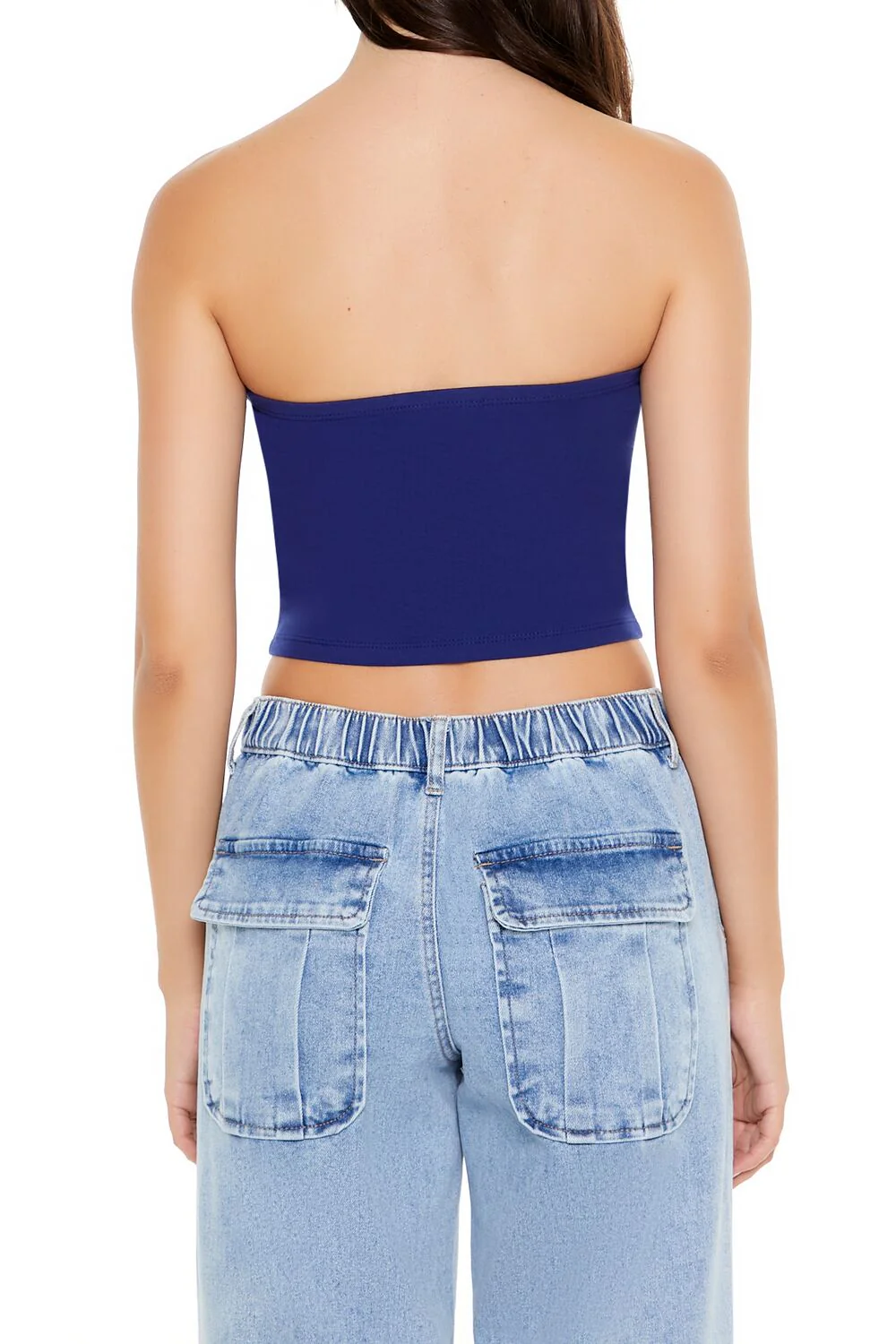 Cropped Cotton-Blend Tube Top - Image 31