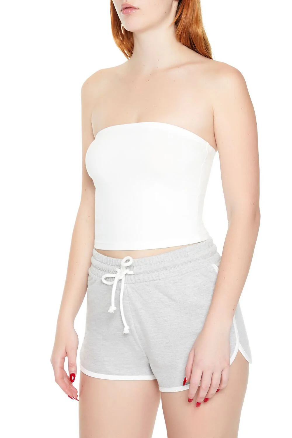Cropped Cotton-Blend Tube Top - Image 4
