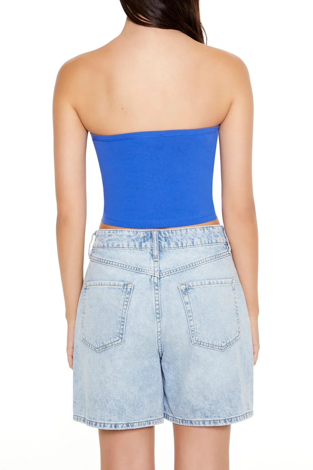 Cropped Cotton-Blend Tube Top - Image 49