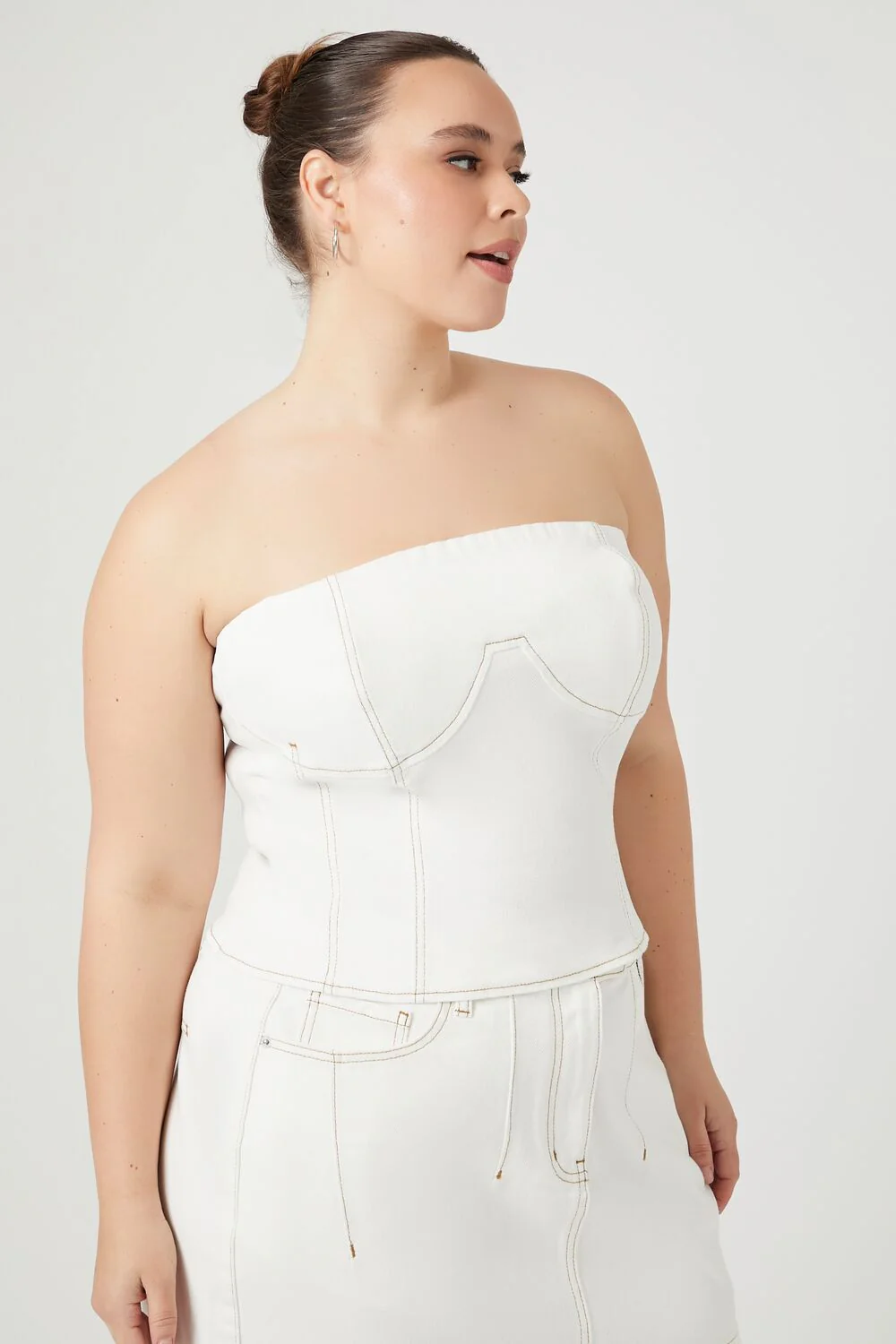 Plus Size Bustier Tube Top - Image 2