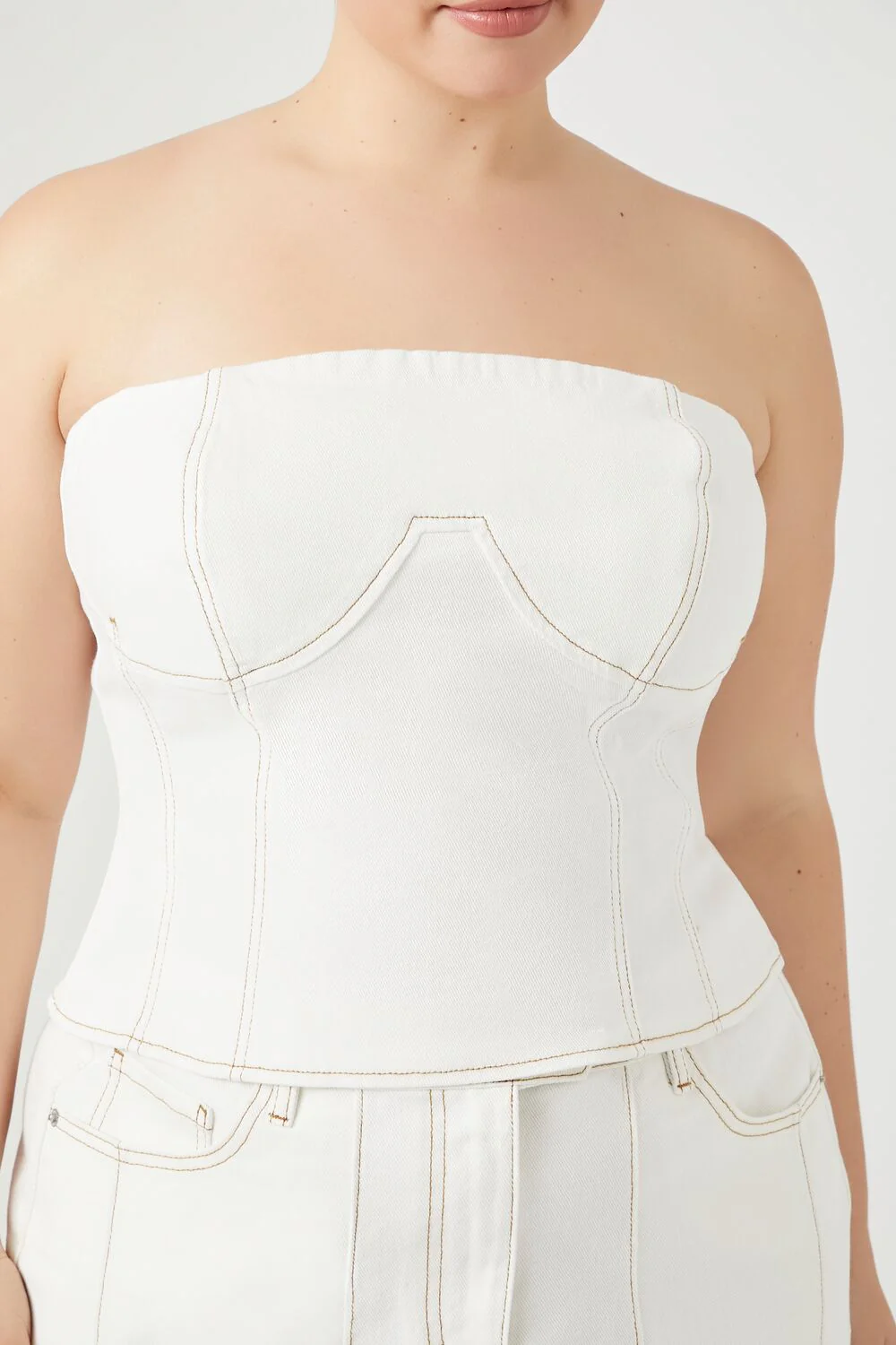 Plus Size Bustier Tube Top - Image 5