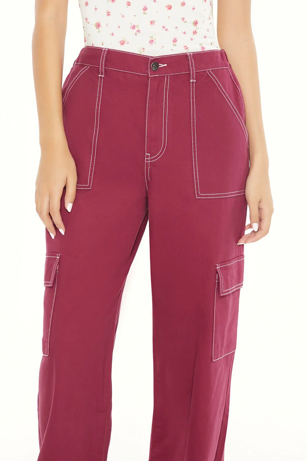Twill Straight Cargo Pants - Image 5
