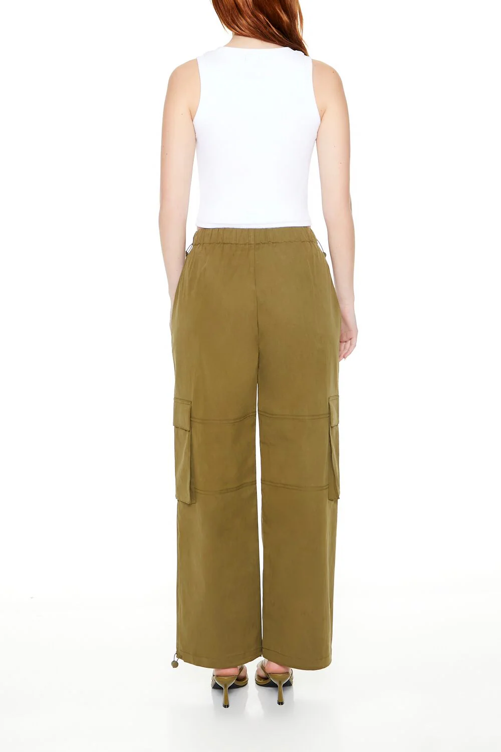 Toggle Drawstring Cargo Joggers - Image 3