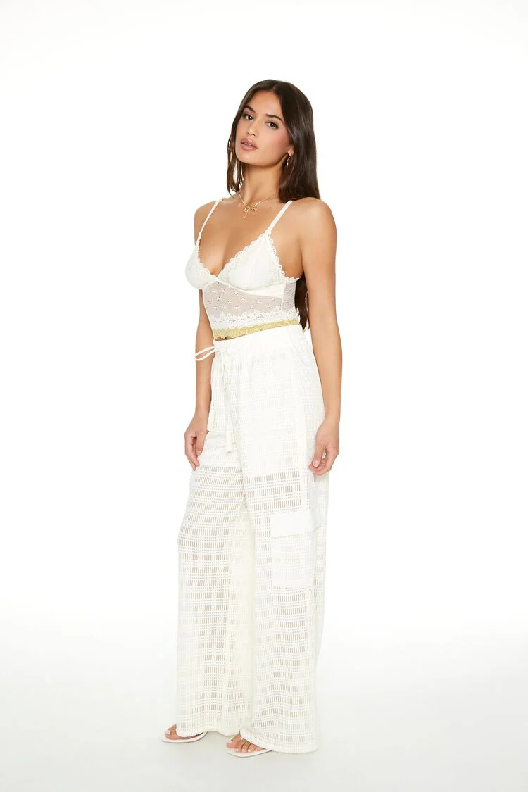 Crochet Striped Cargo Pants - Image 2