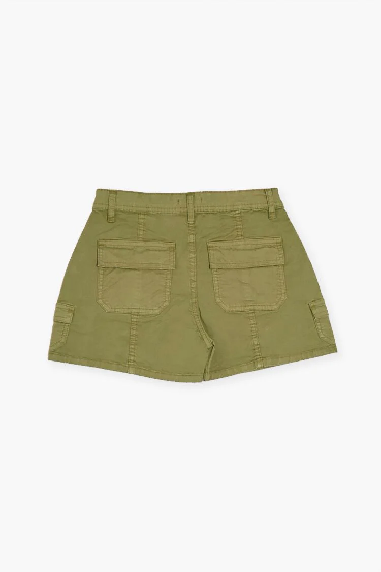 Girls Utility Cargo Shorts (Kids) - Image 2