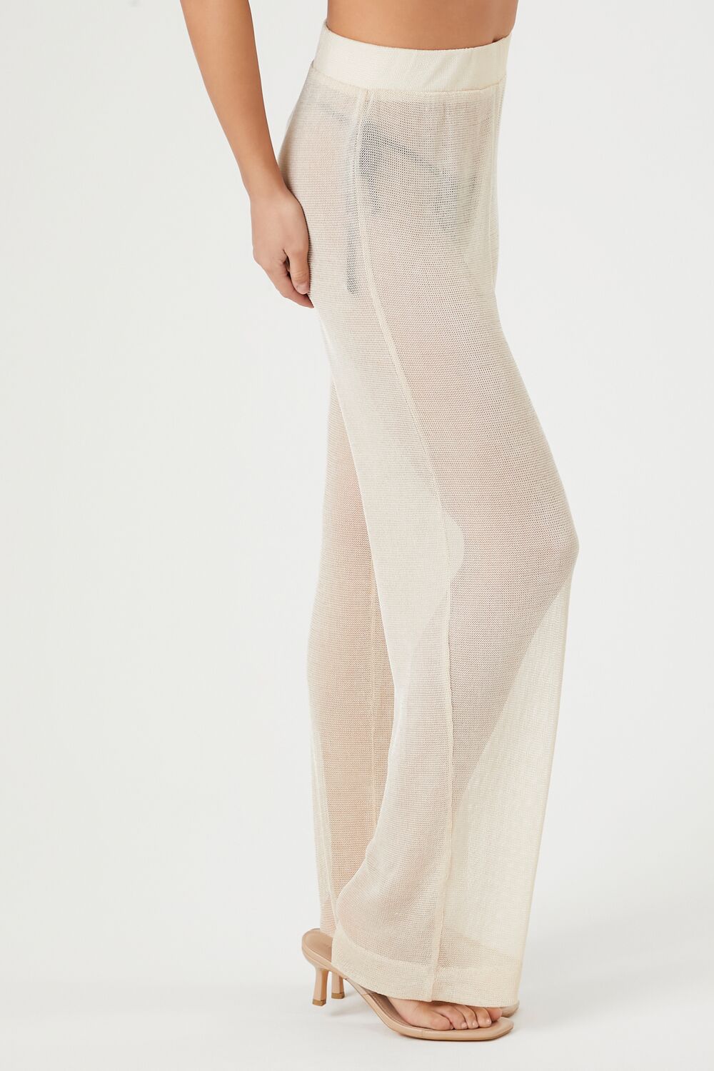Sheer High-Rise Straight Pants - Image 13