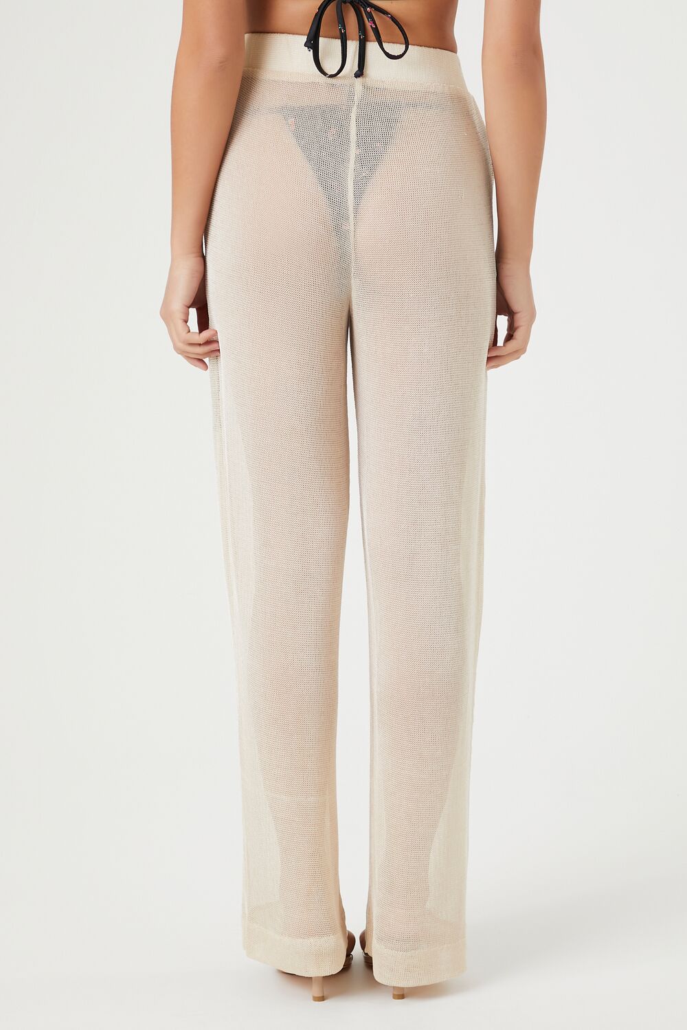 Sheer High-Rise Straight Pants - Image 14