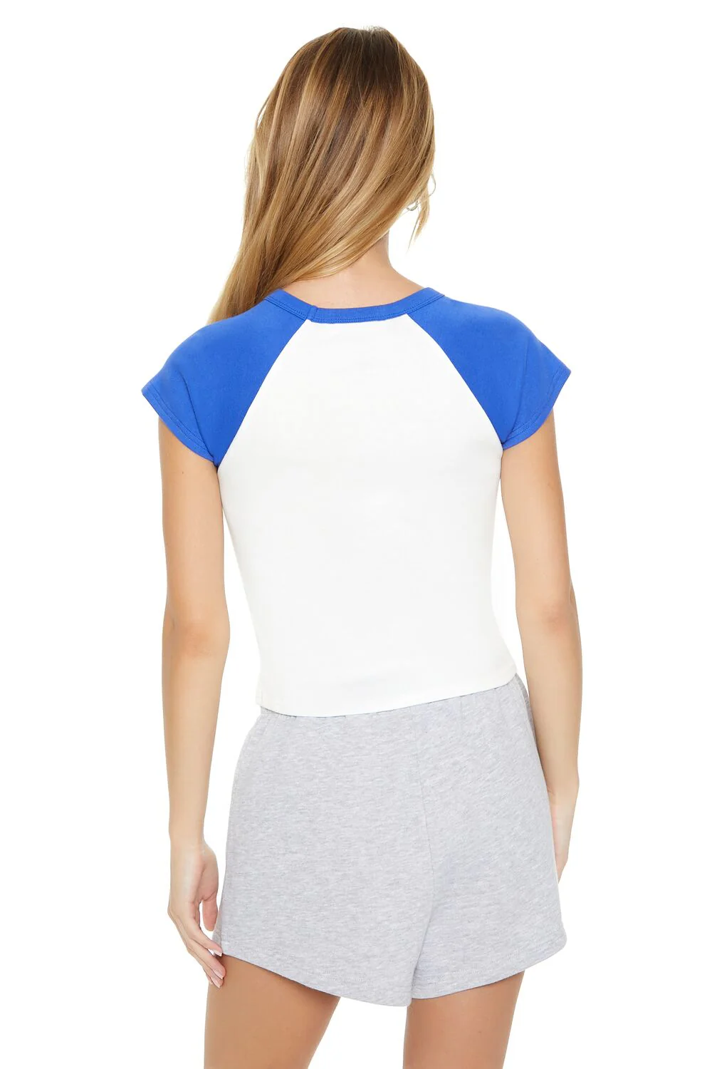 Ribbed Argentina Raglan Cropped Tee - Image 3