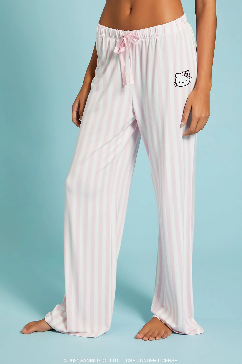 Striped Hello Kitty Pajama Pants - Image 4