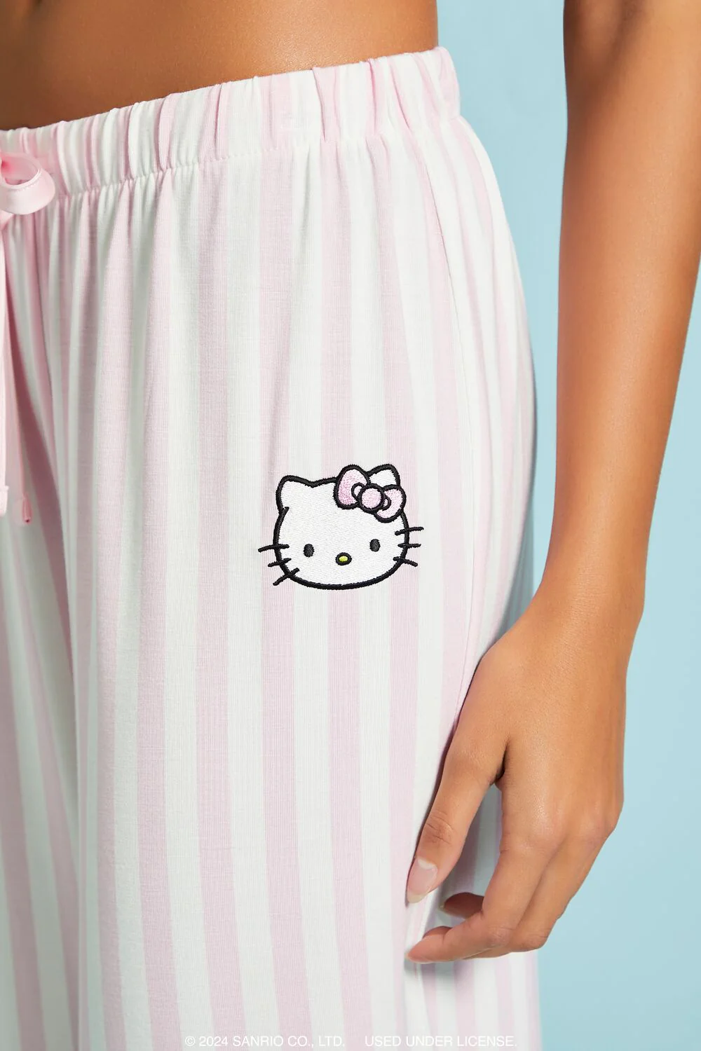 Striped Hello Kitty Pajama Pants - Image 5