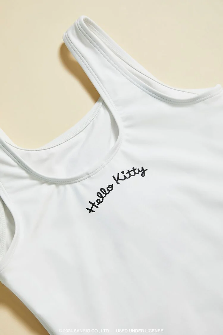 Girls Hello Kitty One-Piece Swimsuit (Kids) - Image 4