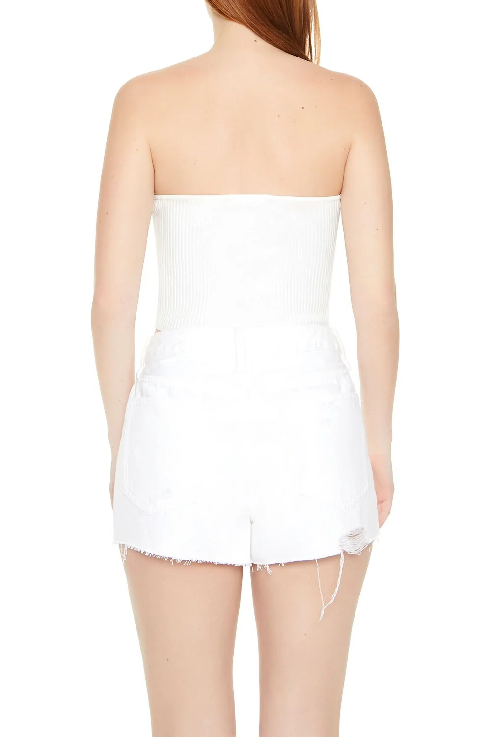Sweater-Knit Cropped Tube Top - Image 3