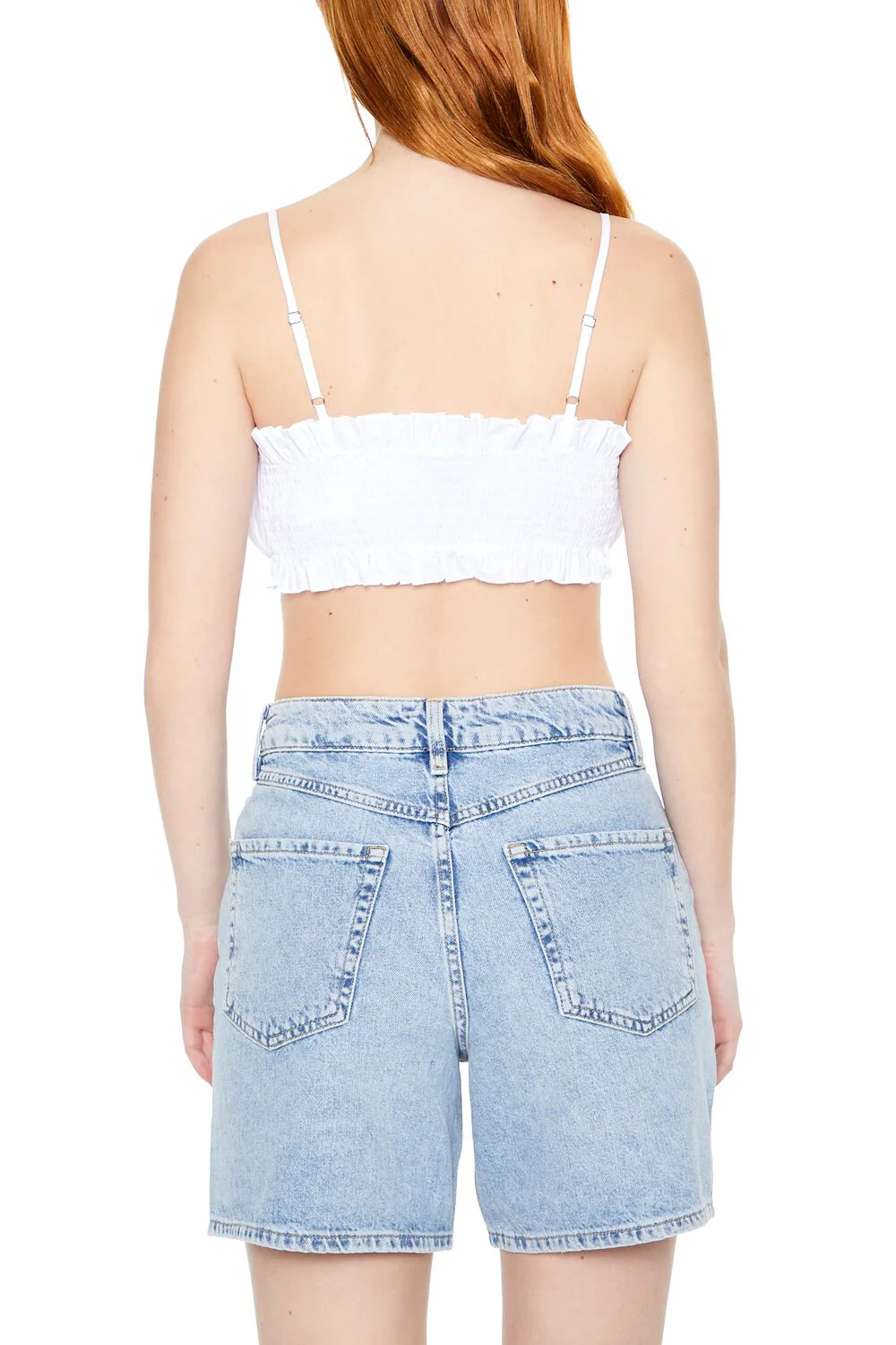 Ruffle-Trim Cropped Cami - Image 3