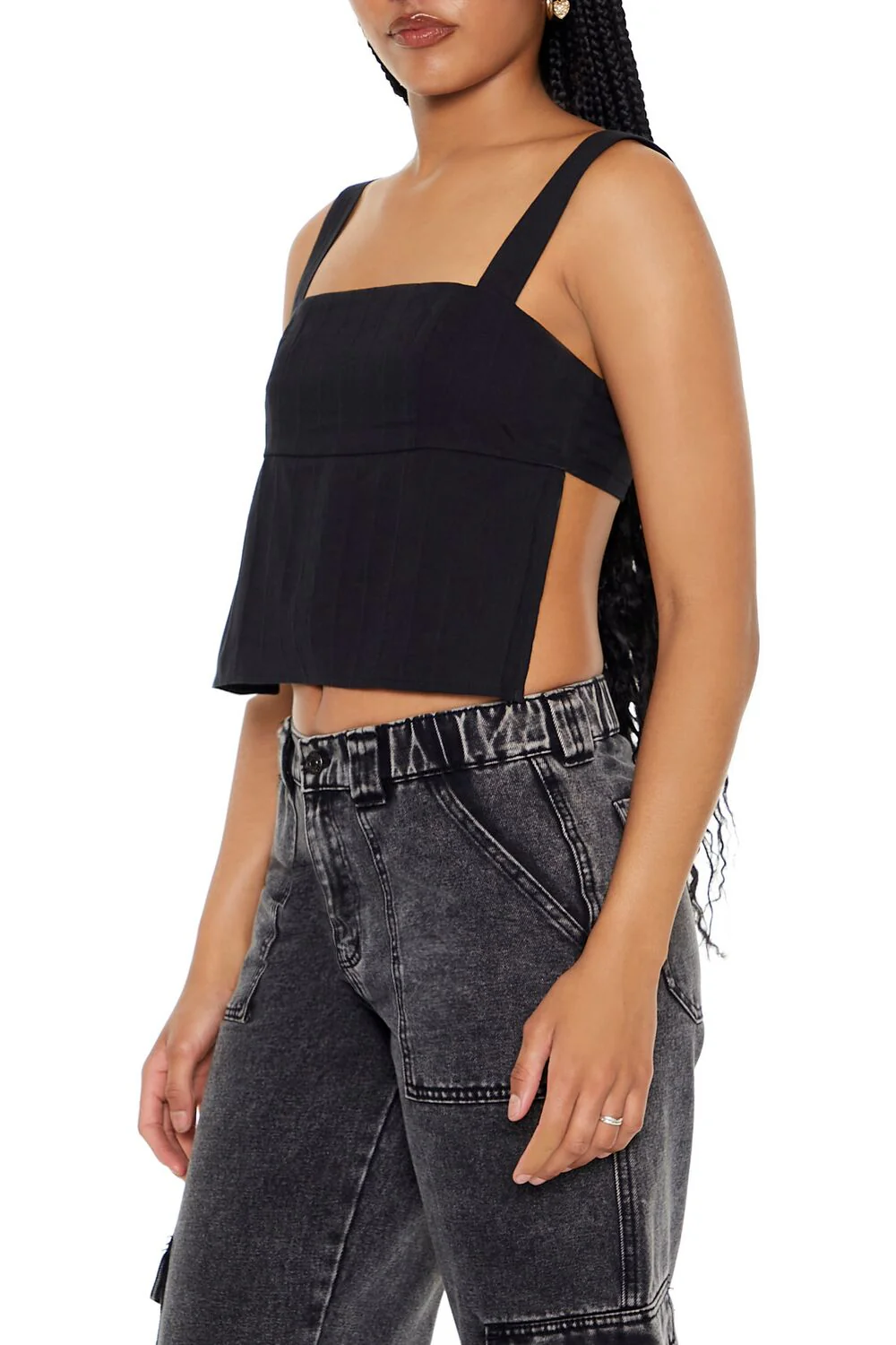 Tie-Back Crop Top - Image 2