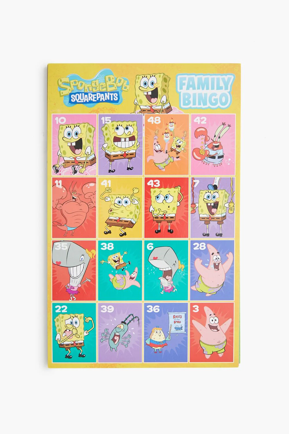 SpongeBob SquarePants Family Bingo Game - Image 3
