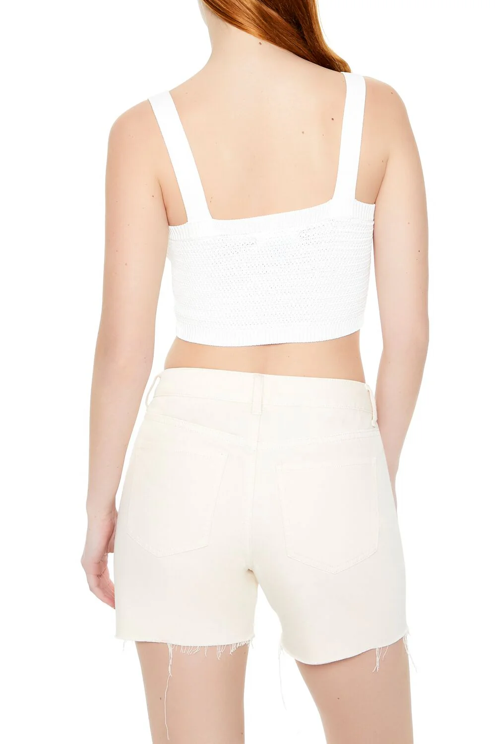 Sweater-Knit Crop Top - Image 3