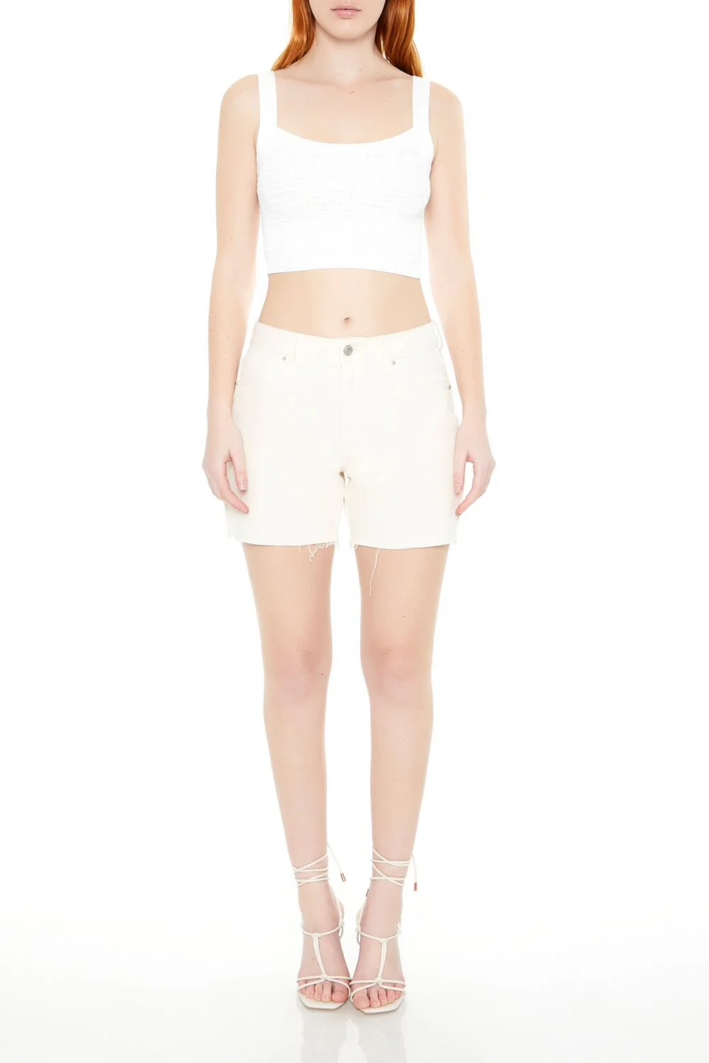 Sweater-Knit Crop Top - Image 4