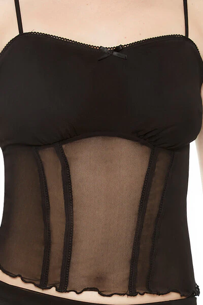 Sheer Mesh Bow Cami - Image 10