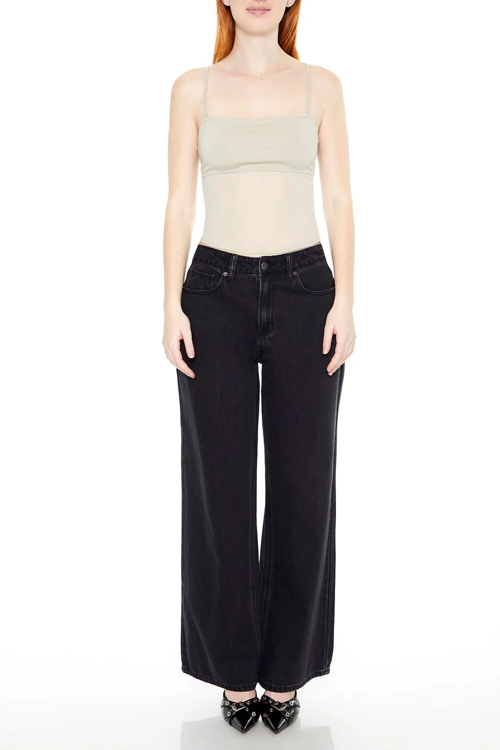 Sheer Ponte Knit Cami - Image 4